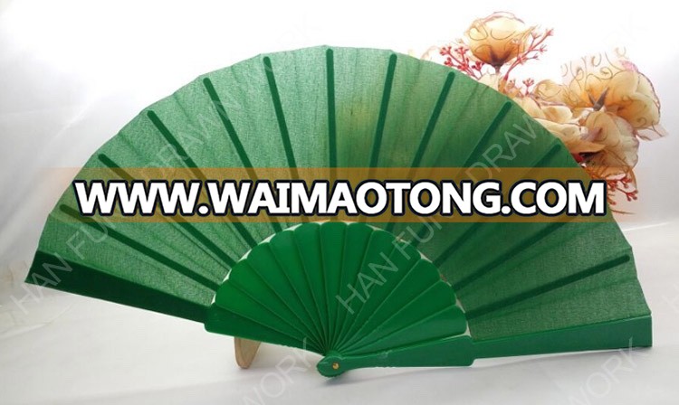 customized logo printed foldable hand fan plastic