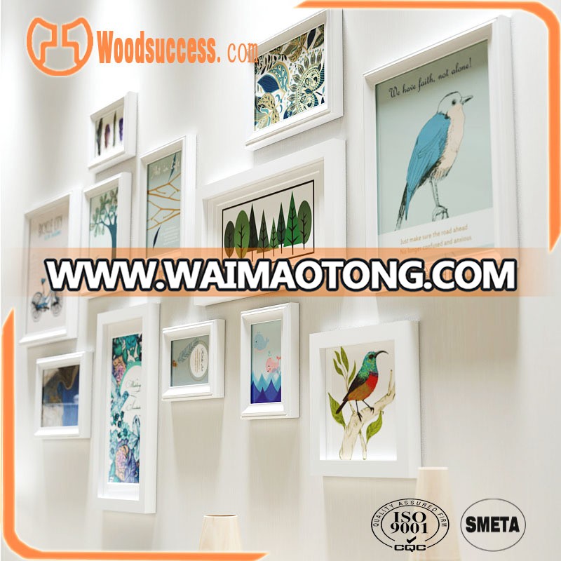 Mounts wood White picture frame wall frame