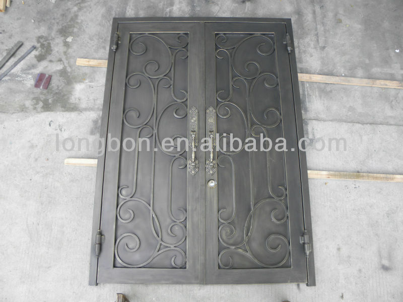 Iron fancy galvanized security entrance gates