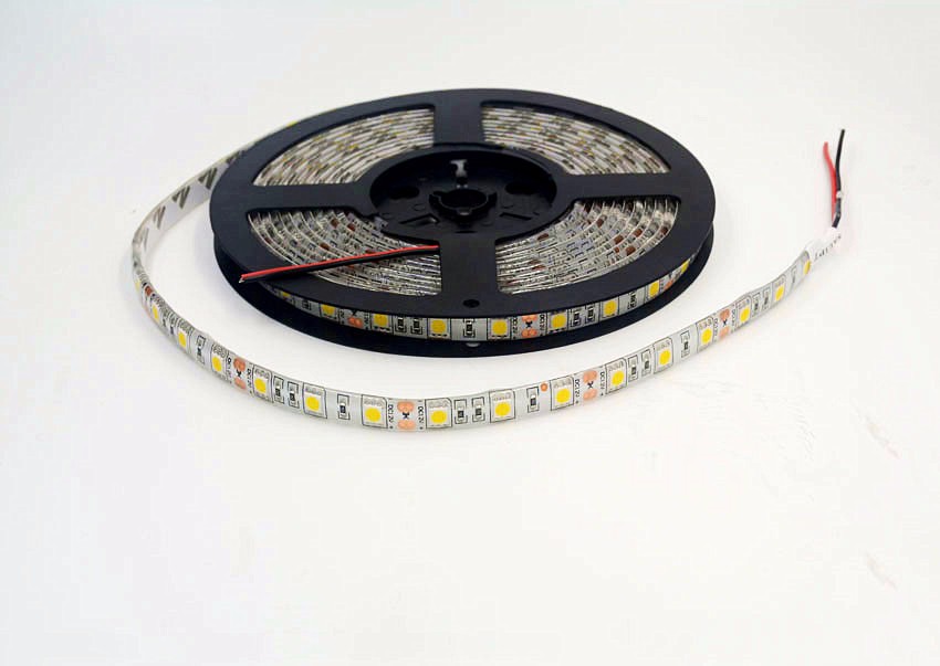 Ultra Bright 12V Flexible Light Strip Warm White 300 Units 5050 LEDs Waterproof LED Tape Light