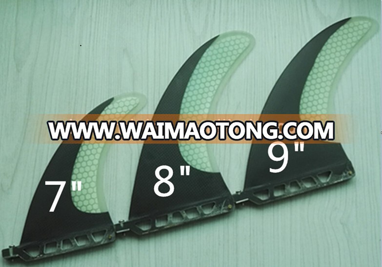 customized future longboard fins size in 7'' 8'' 9''