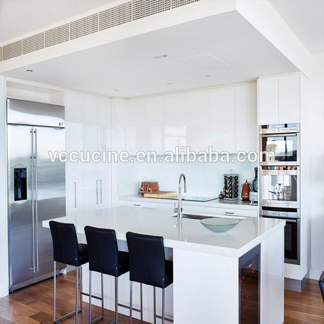 Factory directly made wholesale white shaker modular kitchen