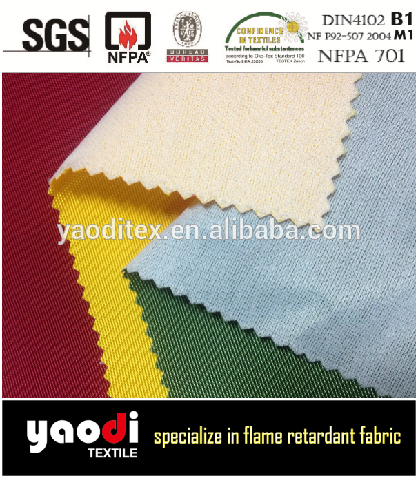 100% polyester IFR knitted backing cloth for FR textile leather