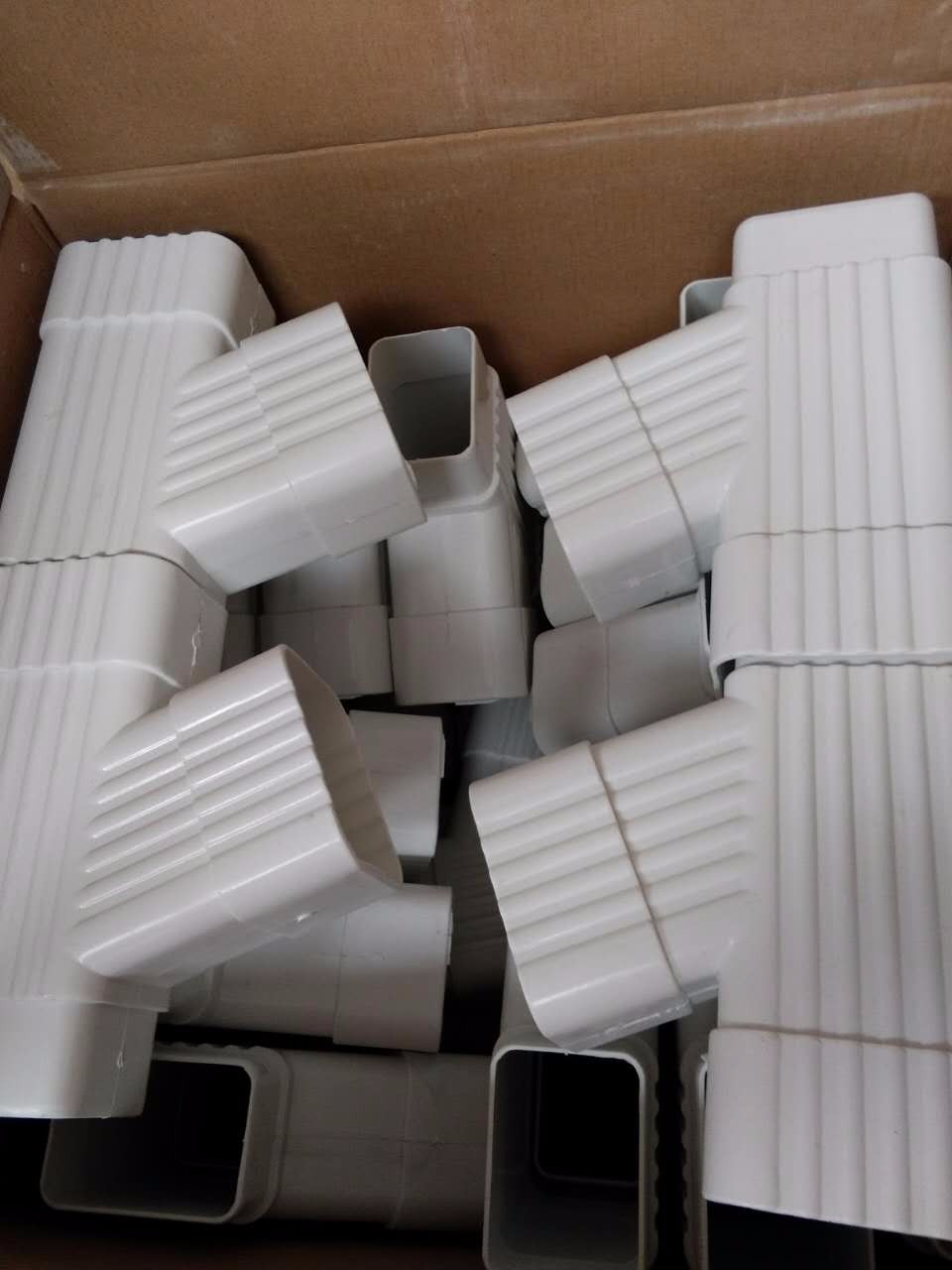 High quality plastic drainage channel PVC Fitting Rain Gutters