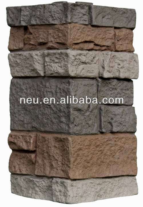 PU no weight stone wall panel, waterproof, fireproof, DIY installation,