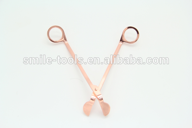 SmileTools Custom Candle Wick Trimmer Rose Gold