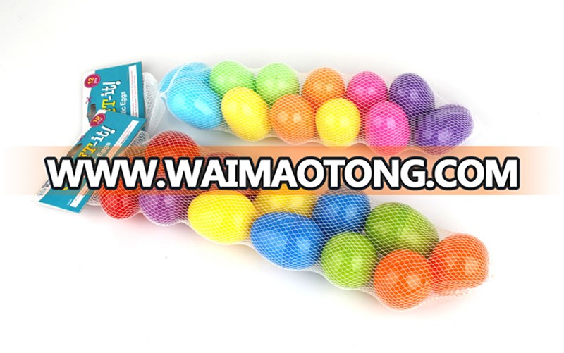 2018New Design:Plastic Attractive Egg with Metallic-Colorful glitter eggs