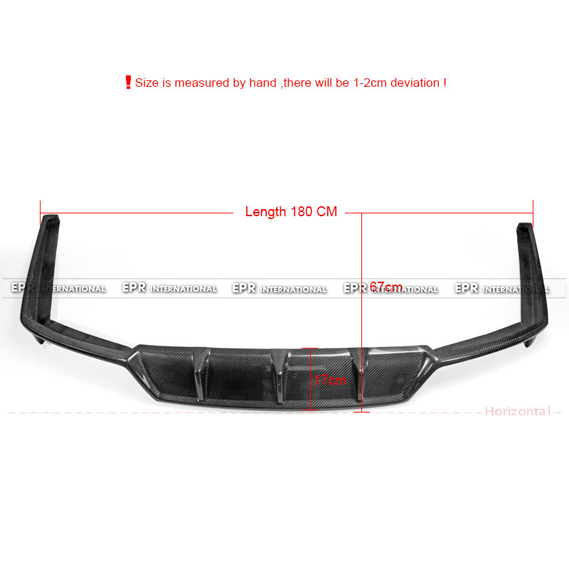 For Hyundai 9th Gen Sonata LF ZT Style Carbon Fiber Rear Diffuser Trim (KDM version)