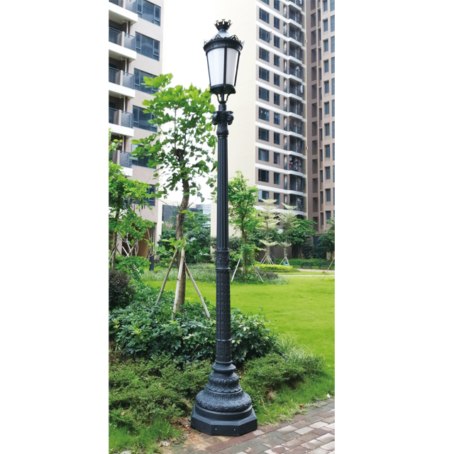 Decorative Antique Outdoor Aluminum Garden Light Post/Antique post  DHK-9004