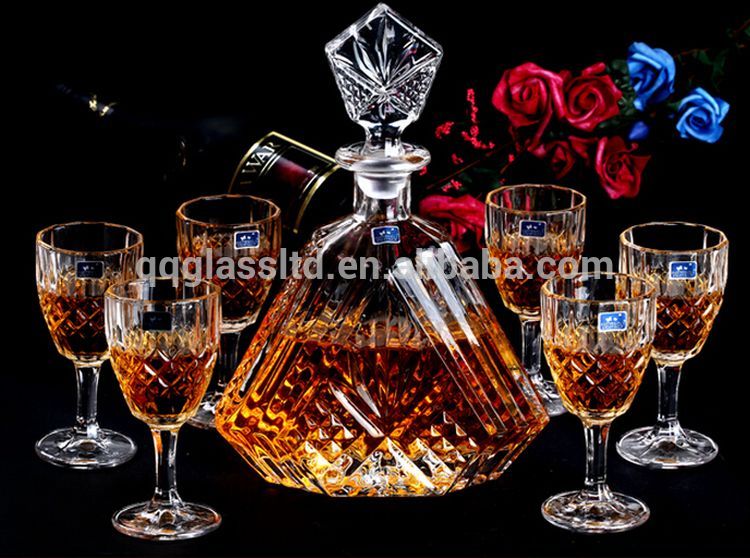 China wholesale Product Top Sell whiskey glass decanter set