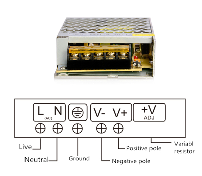 60W 12V Power Supply Multifunctional Switching Mode Power Supply with CE certificate 12V Ultra Thin Power supply