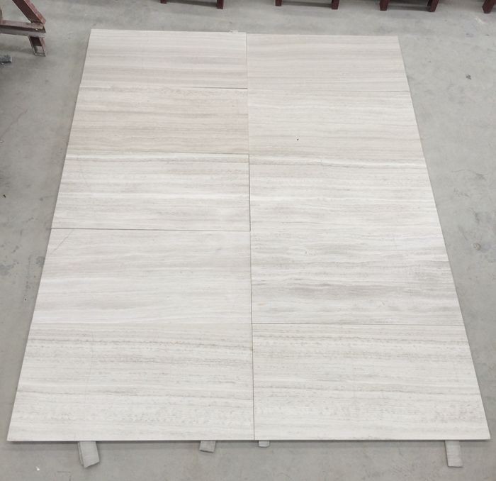 Wooden white marble with white wood veins,China white wood marble tile and slab