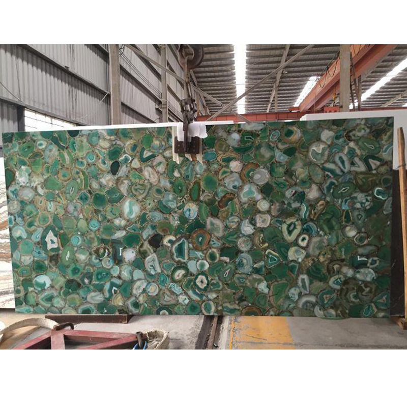 Crystal Agate Slab For Countertops