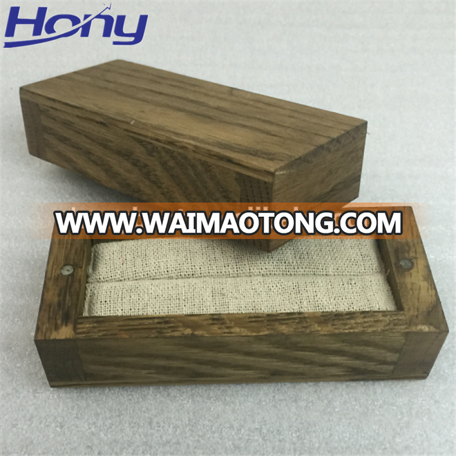 Plain Unfinished Plywood Packaging Box Gift with Lid for Jewelry Bangle