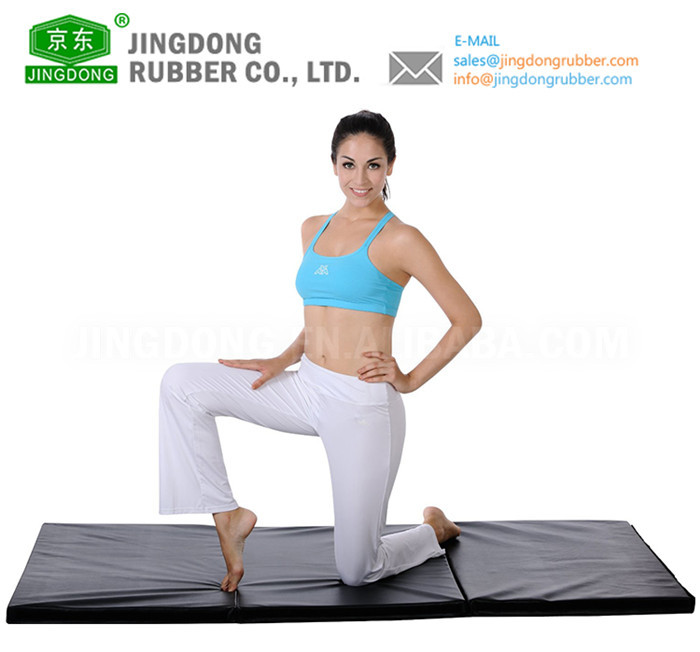 Custom made foldable manufacture grip yoga mat