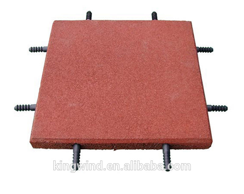 GYM rubber flooring /flag face rubber paver/ rubber tiles