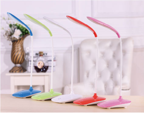 5W touch dimmable flexible led desk lamp with high lumen