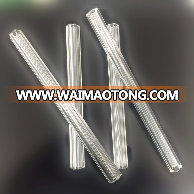 Wholesale decorative crystal glass rod parts for chandeliers lighting