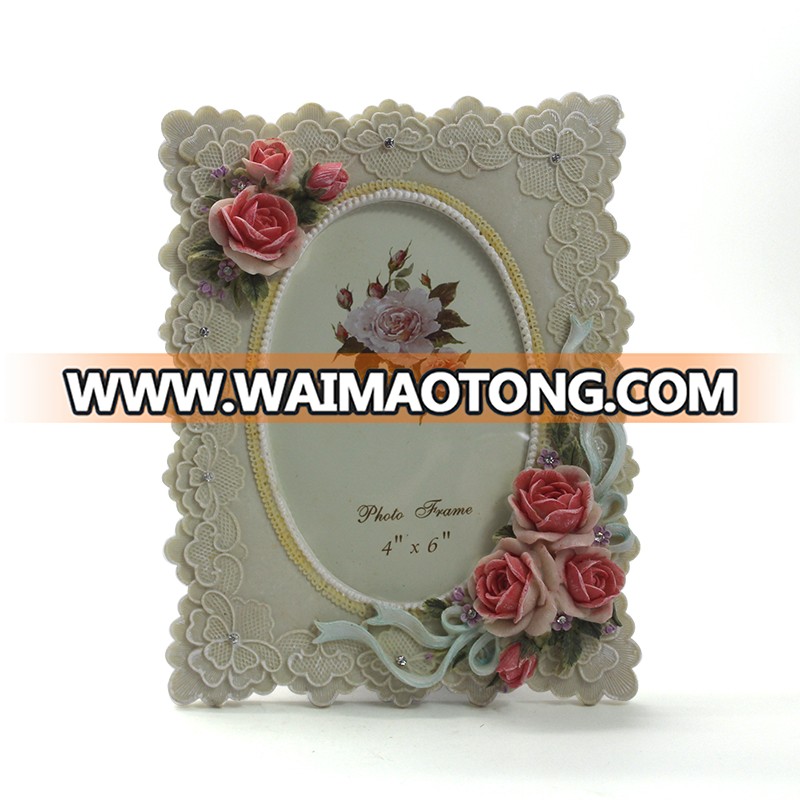 custom resin material photo frame home decoration