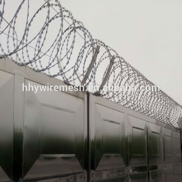 Price razor barbed wire hot dipped galvanized concertina wire SS304 razor wire