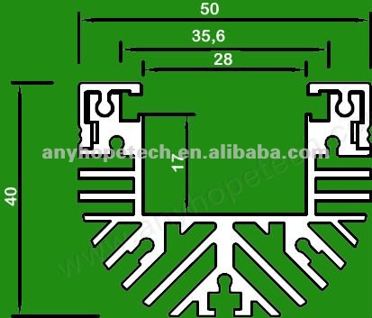 Modern design high brightness 48w led wall washer ip67