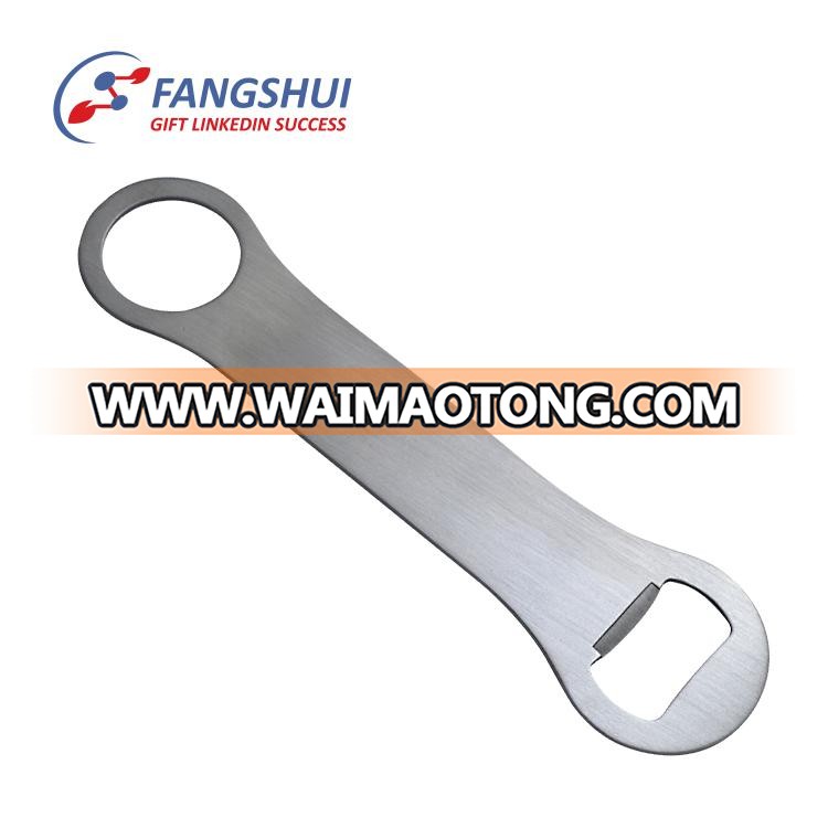 2018 newest push down metal blank sublimation hand held flat bottle opener for sublimation