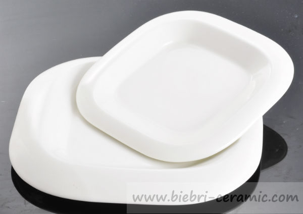 8 inch Hotel Restaurant Ceramic Porcelain Deep Soup Plate Dish