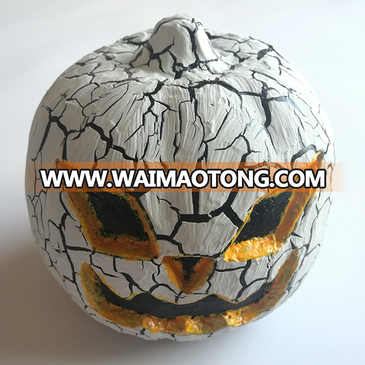 Artificial foam halloween pumpkin