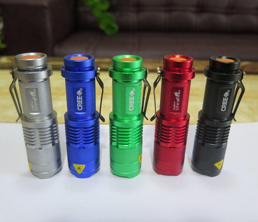 Mini Flash Light  Q5 1200 lumens 3 Modes LED Flashlight Adjustable Focus Lantern Portable Lights Hunting Spotlight AA 14500