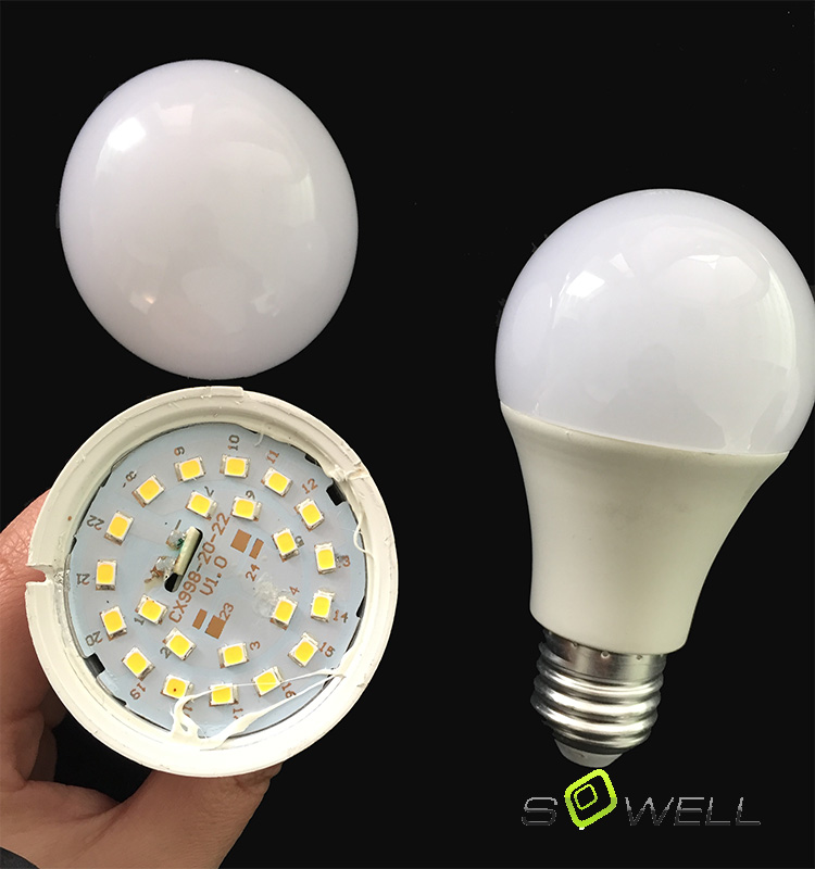 A60 8W 10W 12W Daylight Omnidirectional A Shape (A) E27 LED Light Bulb