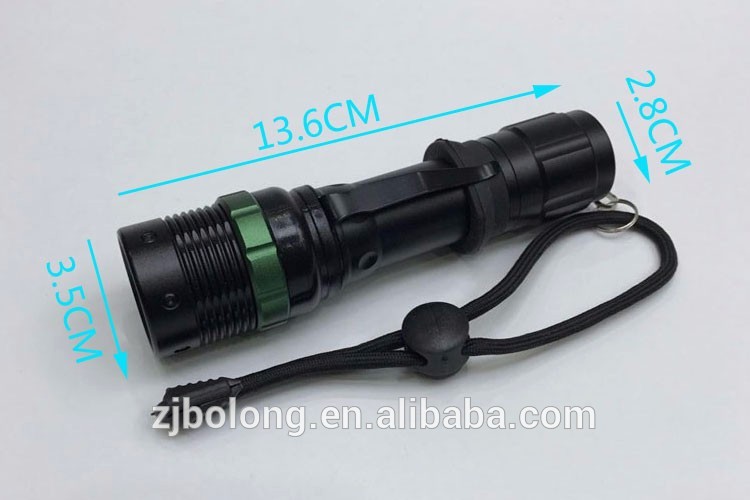 Police Zoom rechargeable flashlight