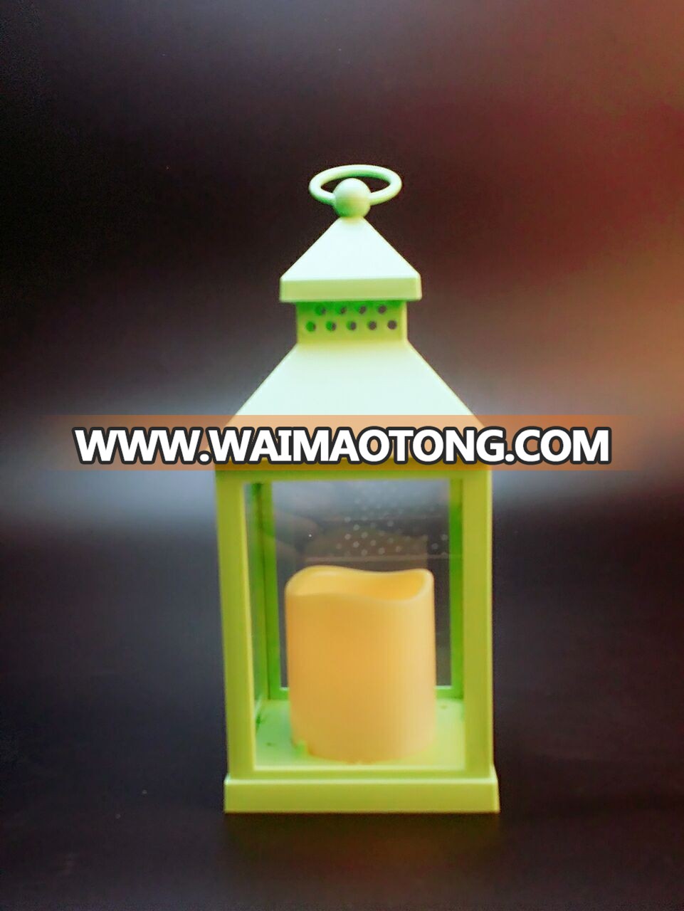 Chinese classic plastic geometric antique candle lantern