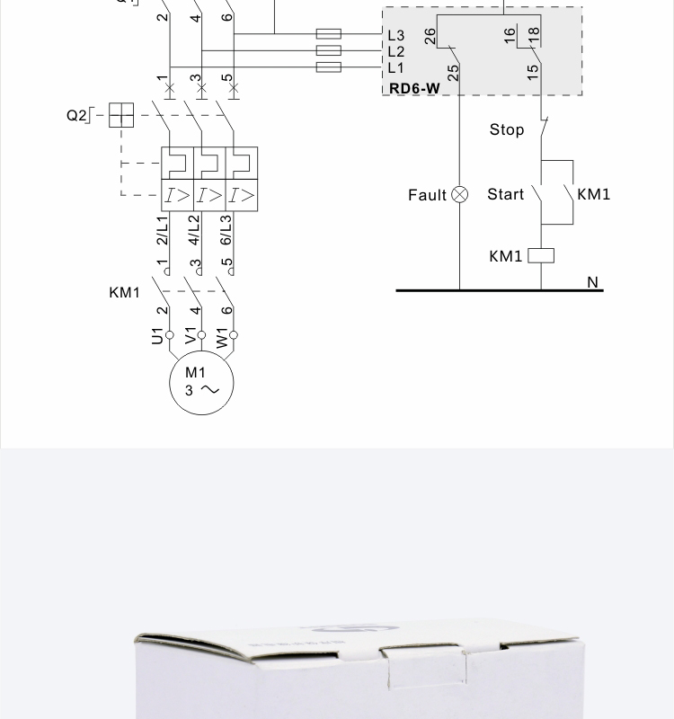 Over Under Voltage Relays RD6-W