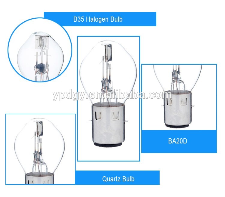 Auto Halogen B35 ba20d 12v 18w motorcycle bulb