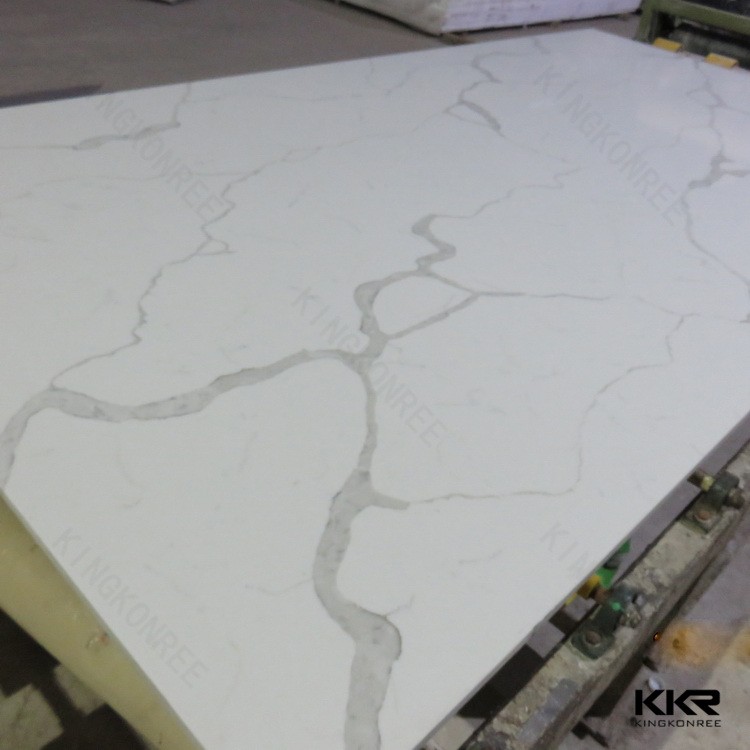 snow white marble stone, quartz stone big slab for vanity top