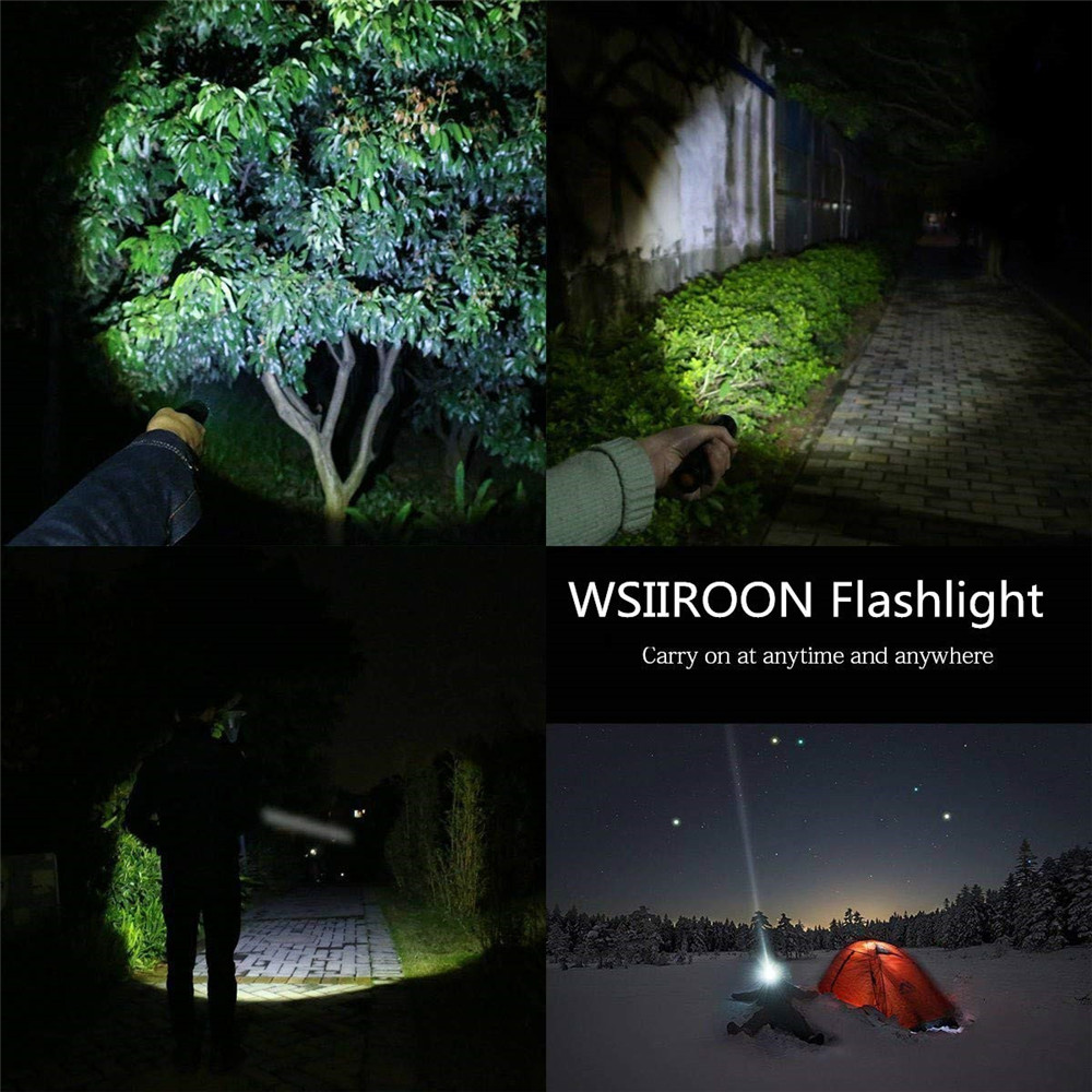 Factory direct sales Handhold 5 Modes Zoomable design Tactical Flashlight LED Torch Flashlight