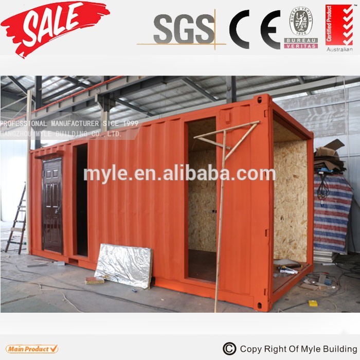 ISO sea 20ft shipping container house container hotel for living