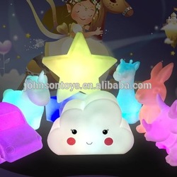 CE 20cm big star shape baby lamp for kids high quality children night lights