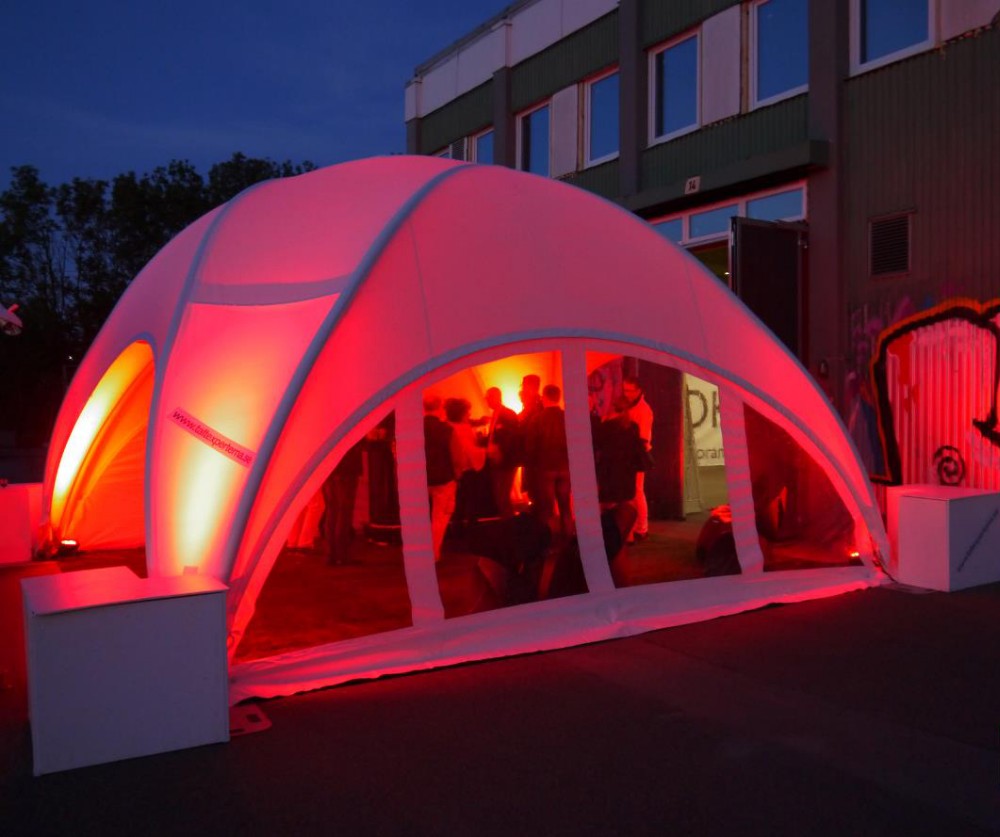 Large iglo Hexa dome huren event tents with light for party or wedding