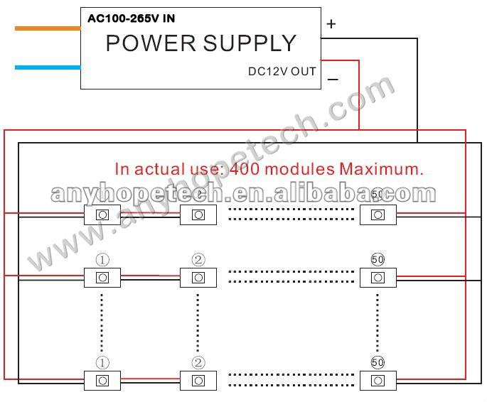 Ultra bright energy saving 0.24w 1pc led outdoor module