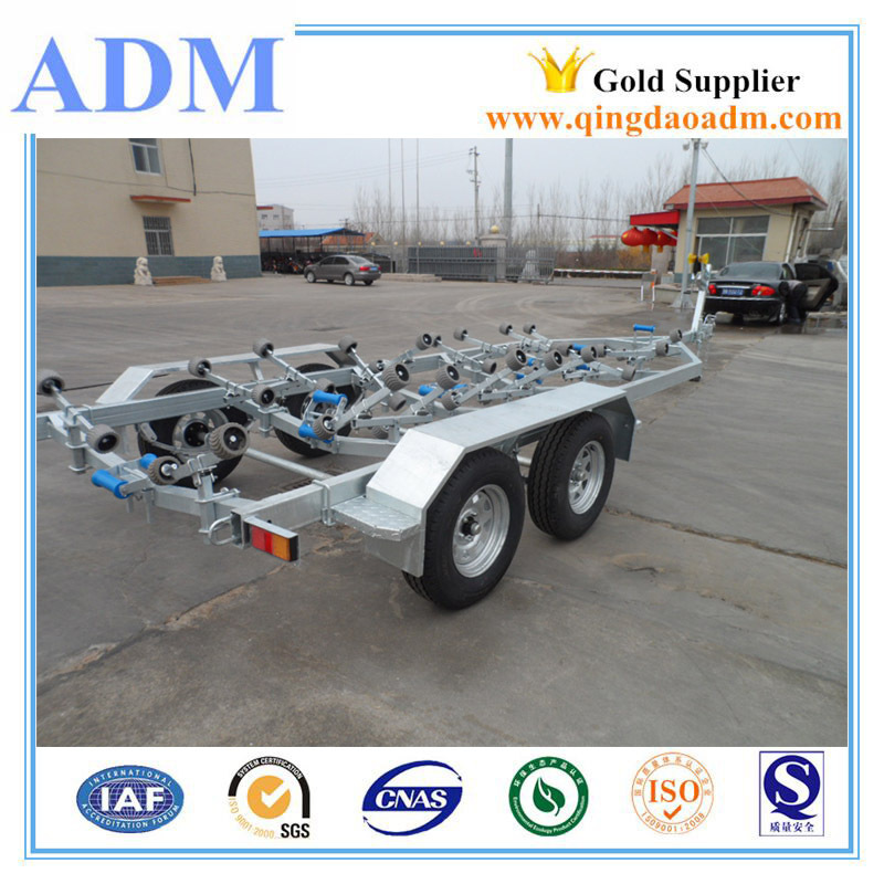 high quality galvanized boat trailer