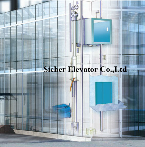 High standard Italy GMV system cargo hydraulic elevator