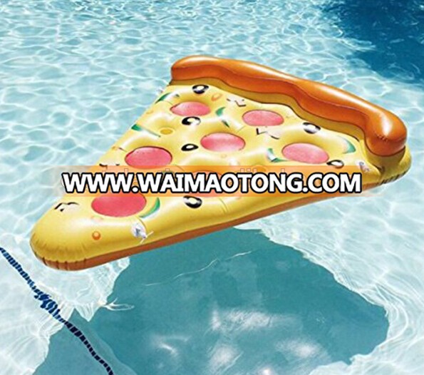 Special design Inflatable Pizza Slice Float Raft Fun Water Toy Air Mattress