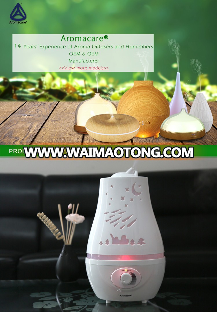 Aromacare New Model 2L Design Home Ultrasonic Mist Aroma Humidifier