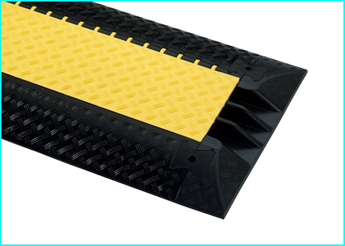 ACS yellow jacket event outdoor 2 channel rubber cable protector,cable ramp