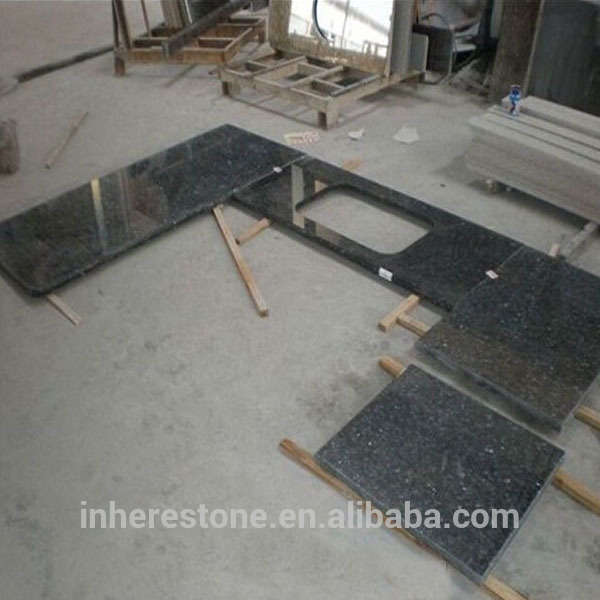 Chinese blue pearl kitchen granite countertops price