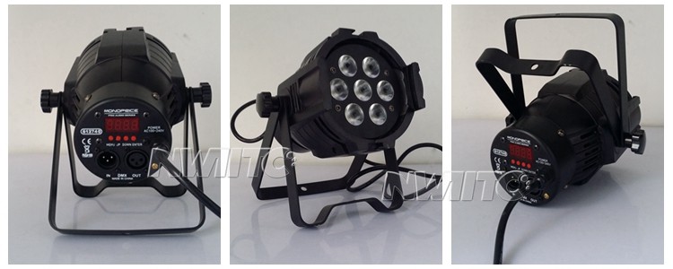 Hotsale CE rohs fcc 7x10w rgbw 4in1 dmx mini led par light