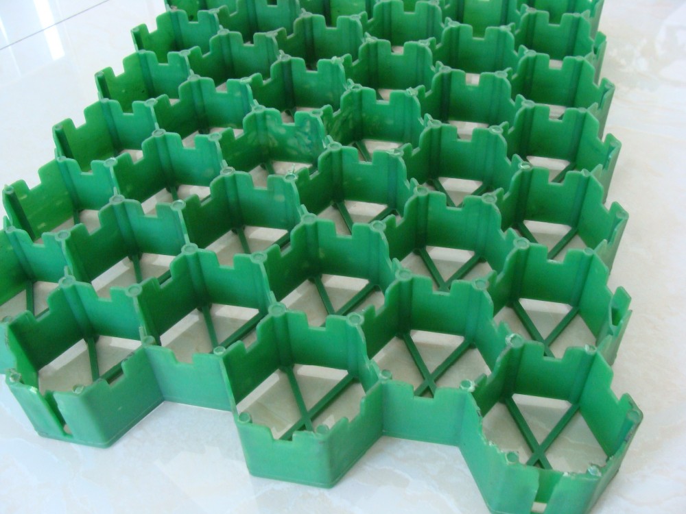 For parking floor HDPE plastic porous grass pavers / paving grass lawn grids