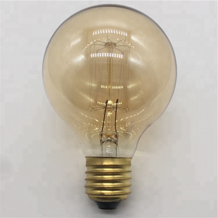 Incandescent Edison Lamp G95 Tungsten Filament Globe Vintage Bulb For Shopping Mall E27 E26 B22