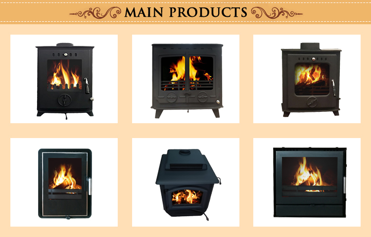 2019 New Design 5 kw Carbon Steel Wood Burning Stove For Small Room